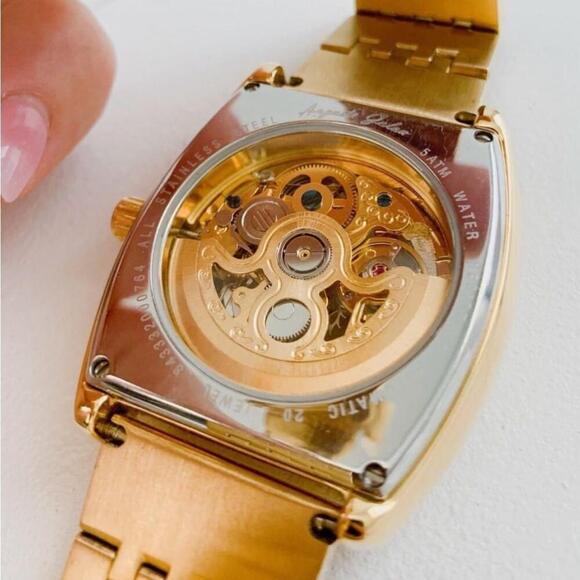 Auguste Galan Mens Gold Watch - Picture 17 of 17